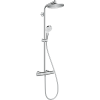 Душова система з термостатом Hansgrohe Crometta S 240 1jet Showerpipe EcoSmart 27268000