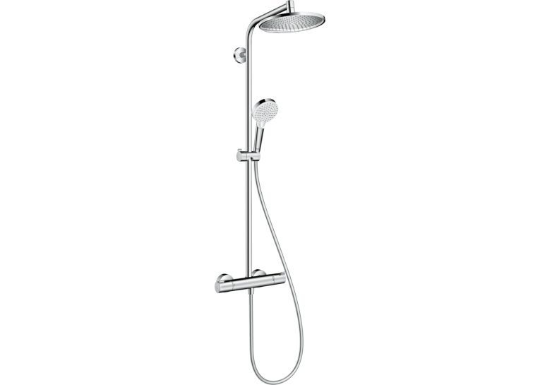Душова система з термостатом Hansgrohe Crometta S 240 1jet Showerpipe EcoSmart 27268000