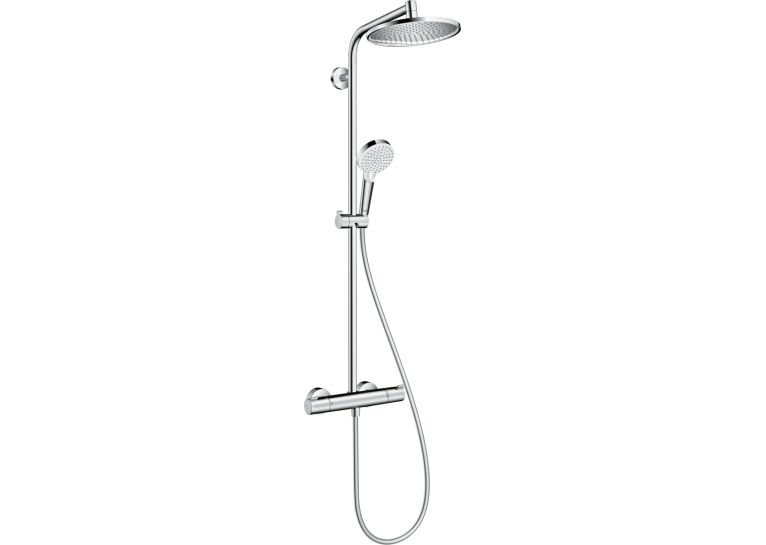 Душова система з термостатом Hansgrohe Crometta S 240 1jet Showerpipe EcoSmart 27268000
