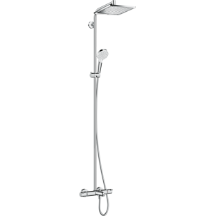 Душевая система для ванны Hansgrohe Crometta E 240 1jet Showerpipe с термостатом, хром ( 27298000 )