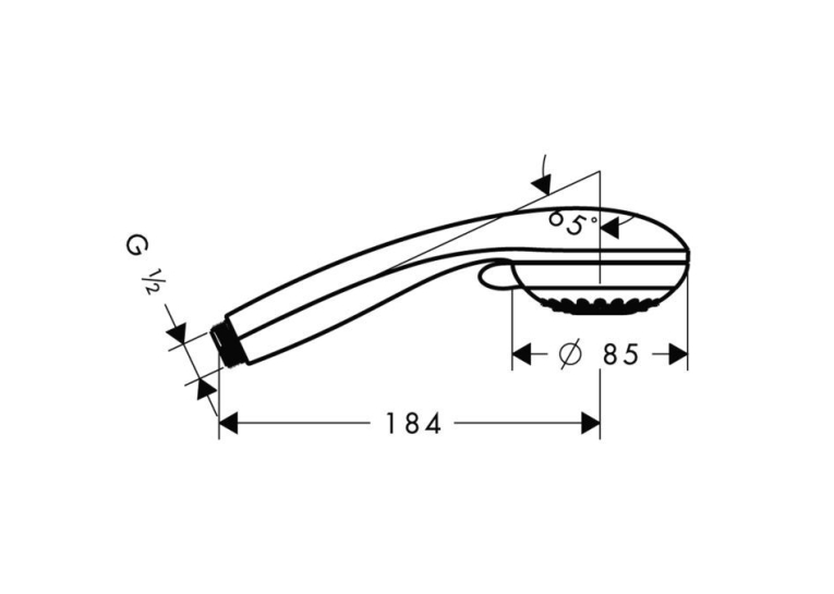 Ручний душ Hansgrohe Crometta 85 Variojet 28562000