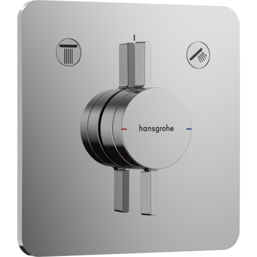 Змішувач прихованого монтажу Hansgrohe DuoTurn Q на 2 функції, Chrome 75414000