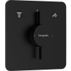 Змішувач прихованого монтажу Hansgrohe DuoTurn Q на 2 функції, Matt Black 75414670