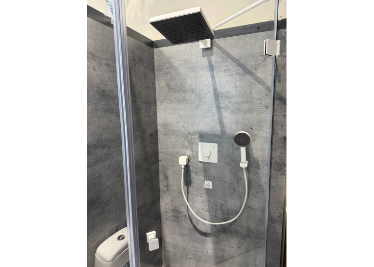 Душевой комплект білий матовий  Hansgrohe  DuoTurn Q   Pulsify Е 260 1jet   8в1 White   24330700