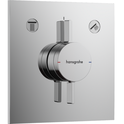 Змішувач прихованого монтажу Hansgrohe DuoTurn E на 2 функції, Chrome 75417000