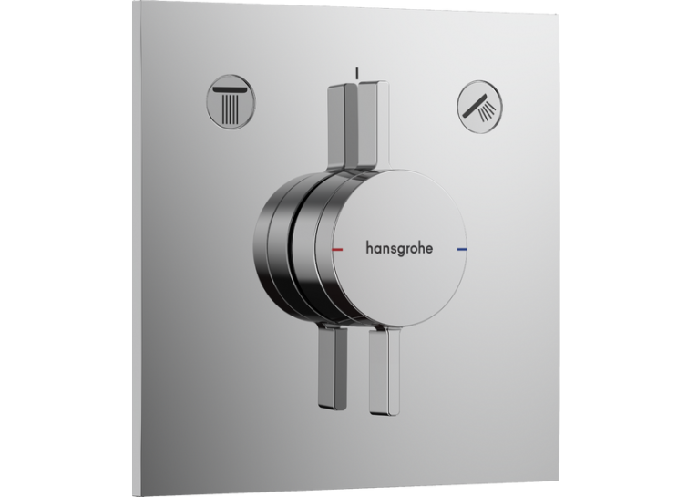 Змішувач прихованого монтажу Hansgrohe DuoTurn E на 2 функції, Chrome 75417000