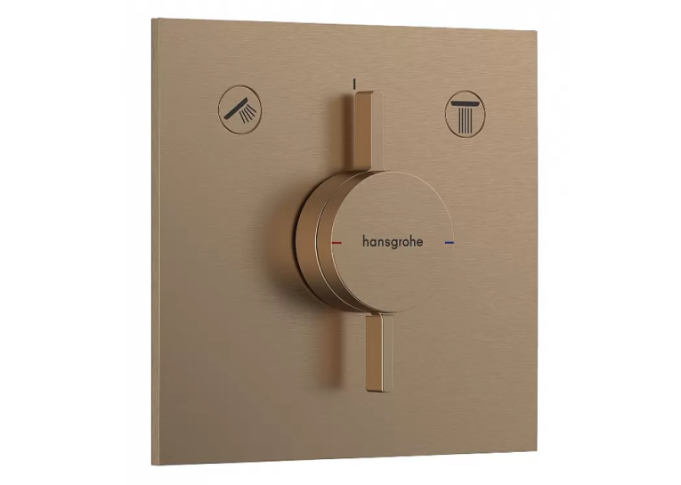 Змішувач прихованого монтажу Hansgrohe DuoTurn E на 2 функції, Brushed Bronze 75417140