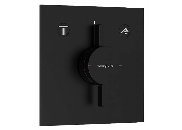 Змішувач прихованого монтажу Hansgrohe DuoTurn E на 2 функції, Matt Black 75417670
