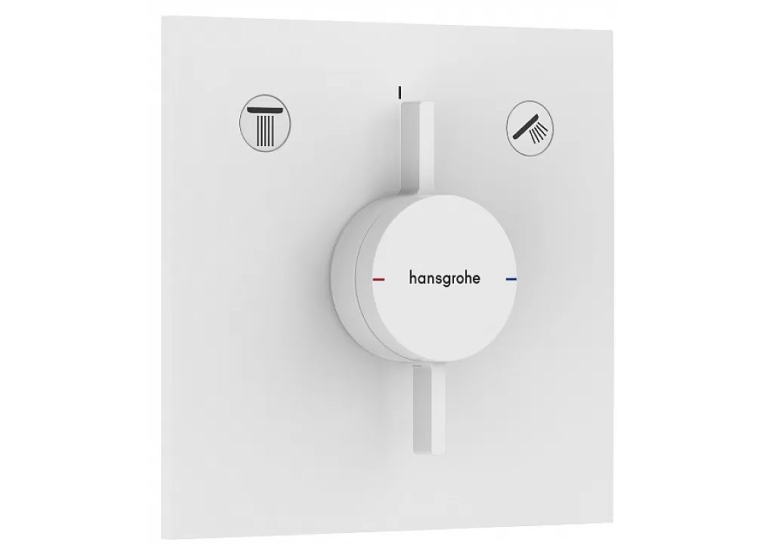 Смеситель скрытого монтажа Hansgrohe DuoTurn E на 2 функции, Matt White 75417700