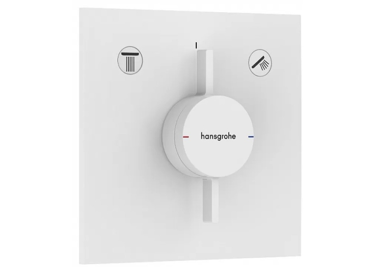 Змішувач прихованого монтажу Hansgrohe DuoTurn E на 2 функції, Matt White 75417700