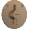 Змішувач прихованого монтажу Hansgrohe DuoTurn S на 2 функції, Brushed Bronze 75418140