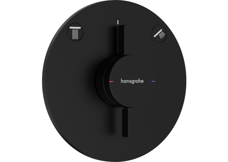 Змішувач прихованого монтажу Hansgrohe DuoTurn S на 2 функції, Matt Black 75418670