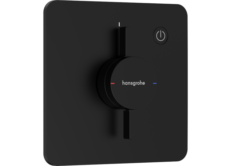 Змішувач прихованого монтажу Hansgrohe DuoTurn Q на 1 функцію, Matt Black 75614670