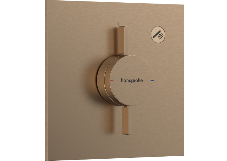 Змішувач прихованого монтажу Hansgrohe DuoTurn E на 1 функцію, Brushed Bronze 75617140