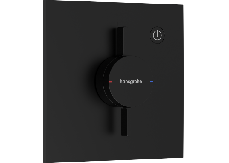 Смеситель скрытого монтажа Hansgrohe DuoTurn E на 1 функцию, Matt Black 75617670