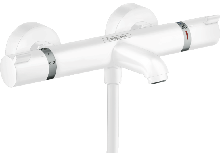 Термостат для ванни Hansgrohe Ecostat Comfort, білий матовий 13114700