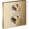 Термостат для душа Hansgrohe Ecostat Square Brushed Bronze 15714140