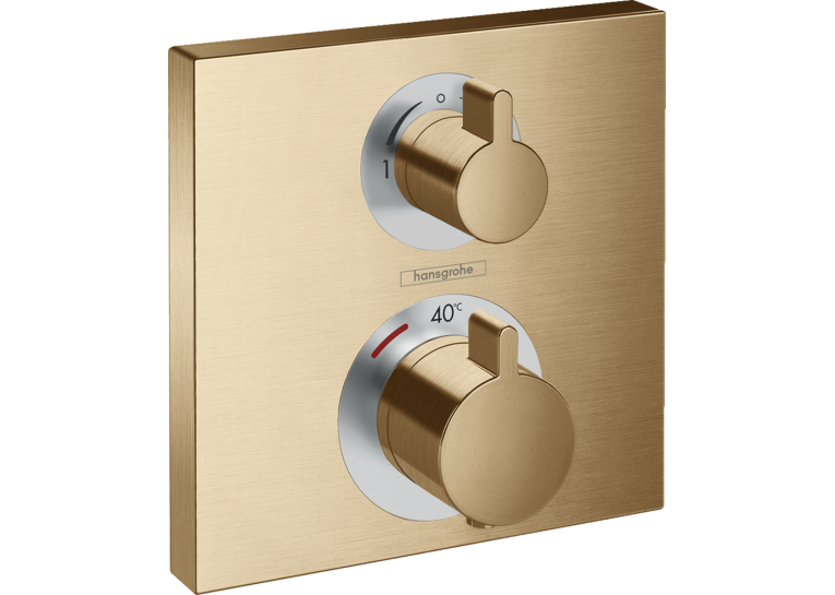Термостат для душа Hansgrohe Ecostat Square Brushed Bronze 15714140