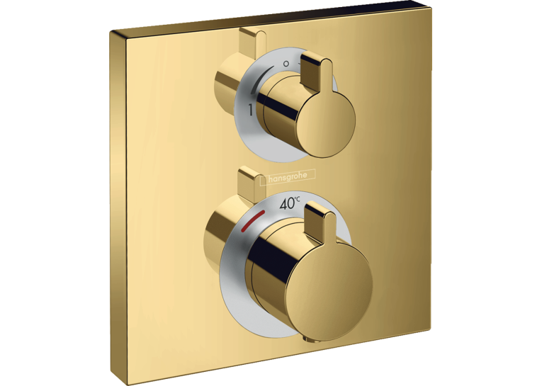 Термостат для душа Hansgrohe Ecostat Square Polished Gold 15714990