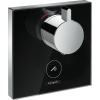 Термостат для душа Hansgrohe ShowerSelect Glass Highfow Black 15735600