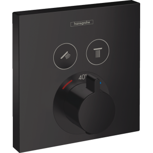 Термостат для душа Hansgrohe ShowerSelect Matt Black 15763670