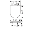  Сидіння для унітазу Hansgrohe EluPura SoftClosing top fix 60148450