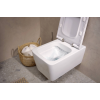 Унитаз подвесной HANSGROHE EluPura Q 60194450 Rimless с сиденьем Soft Close 60150450 дюропласт