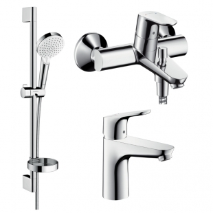 Набор смесителей для ванны Hansgrohe Focus, 1092019 (31607000+31940000+26553400)