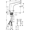 Змішувач безконтактний Hansgrohe Focus (31172000)
