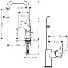  Змішувач для умивальника Hansgrohe Focus E2 (31609000)