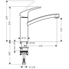 Кухонный смеситель Hansgrohe Focus 31806000