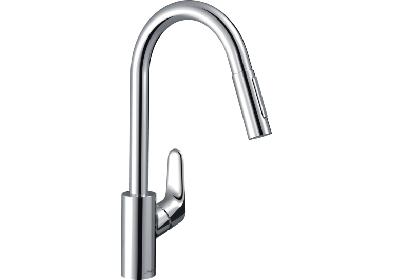 Смеситель для кухни однорычажный с выдвижным душем Hansgrohe Focus 31815000