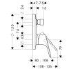  Змішувач вбудований Hansgrohe Focus E2 (31945000)