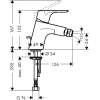 Смеситель для биде однорычажный Hansgrohe Focus E2 31920000