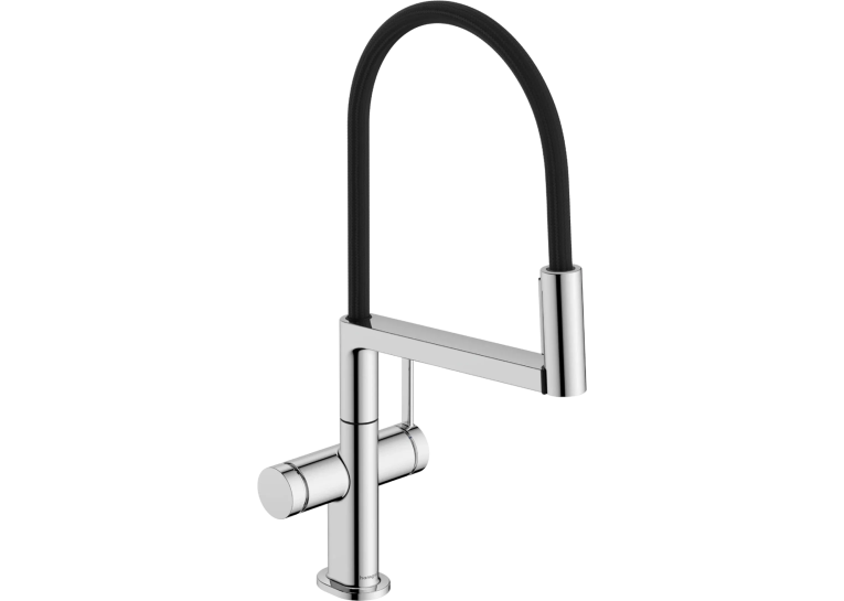 Змішувач для кухні Hansgrohe Talis Select M54 PowderSpray з висувним душем, хром 72861000