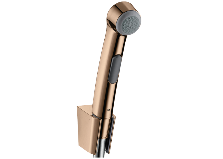 Гігієнічний душ зі шлангом Hansgrohe Polished 1.2 м та тримачем Red Gold (32129300)