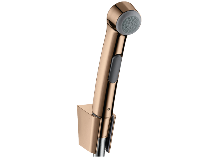 Гігієнічний душ зі шлангом Hansgrohe Polished 1.2 м та тримачем Red Gold (32129300)