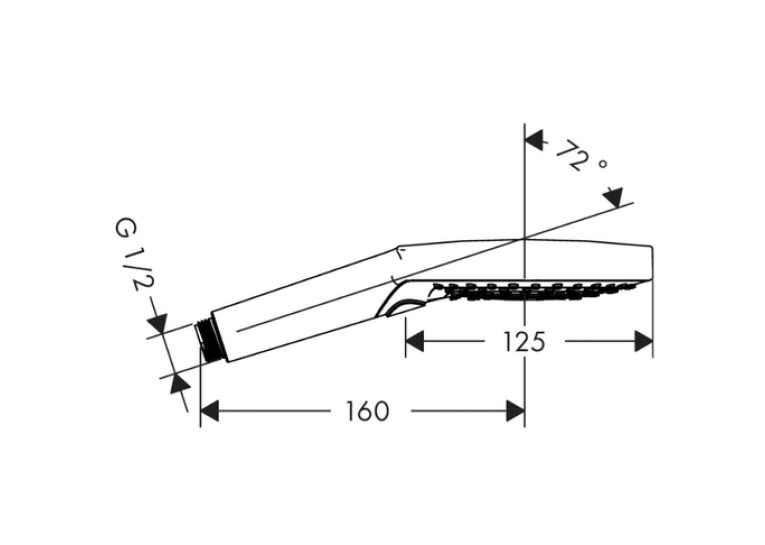 Ручний душ Hansgrohe Raindance Select S 3jet P 26014000