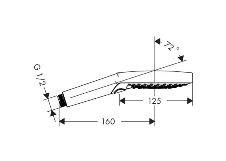 Ручной душ Hansgrohe Raindance Select S 3jet P 26014000