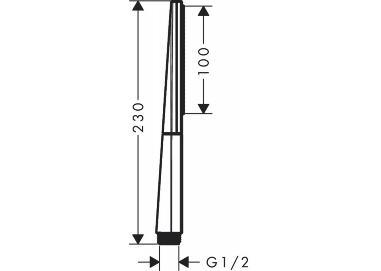 Ручний душ Hansgrohe Rainfinity 26866000