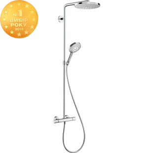 Душевая система с термостатом Hansgrohe Raindance Select S Showerpipe 240 1jet P, 27633000