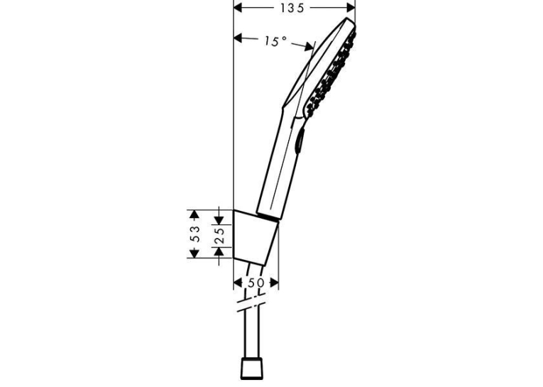 Душовий набір Hansgrohe Raindance Select S 3jet P, 27668000