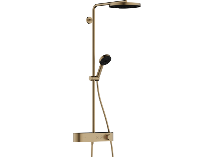 Душова система Hansgrohe Pulsify Showerpipe 260 1jet 400, Brushed Bronze (24220140)