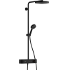 Душова система Hansgrohe Pulsify Showerpipe 260 1jet 400, Matt Black (24220670) (Пошкоджене пакування)