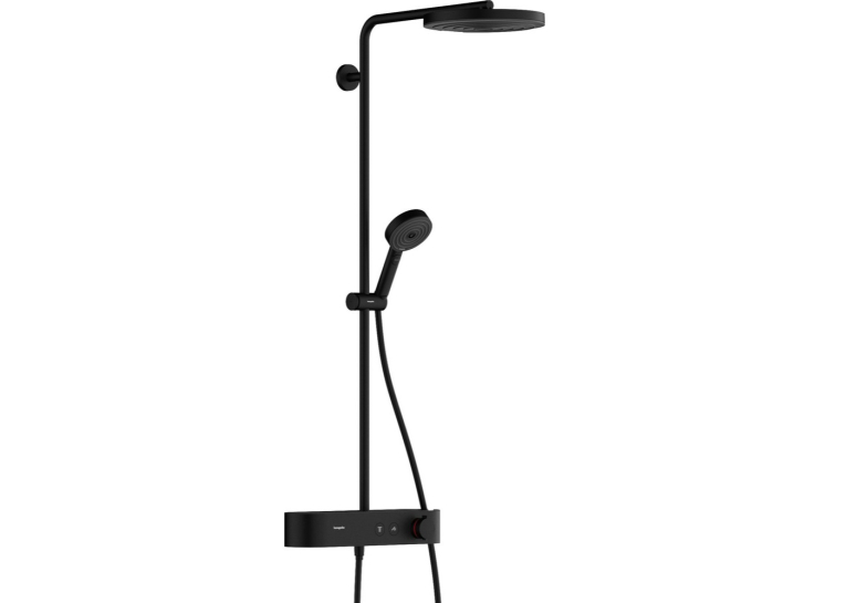 Душова система Hansgrohe Pulsify Showerpipe 260 1jet 400, Matt Black (24220670) (Пошкоджене пакування)