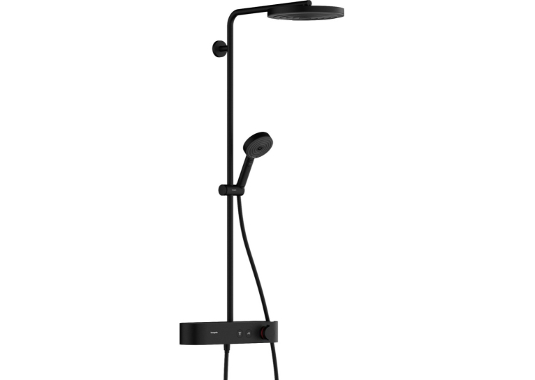 Душевая система Hansgrohe Pulsify Showerpipe 260 1jet 400, Matt Black (24220670) (Повреждённая упаковка)