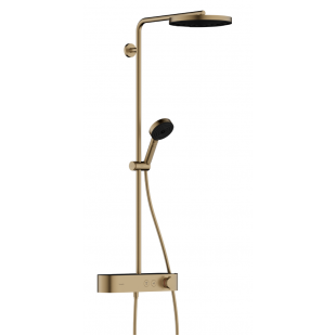 Душевая система Hansgrohe Pulsify Showerpipe 260 1jet 400 EcoSmart, Brushed Bronze (24221140)