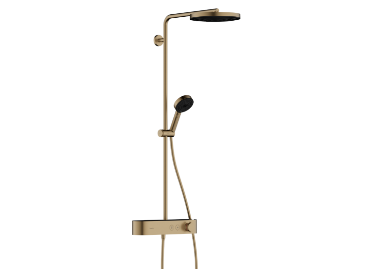 Душова система Hansgrohe Pulsify Showerpipe 260 1jet 400 EcoSmart, Brushed Bronze (24221140) (Пошкоджене пакування)