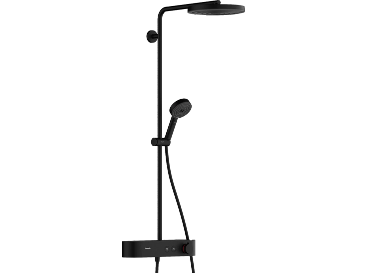 Душова система Hansgrohe Pulsify Showerpipe 260 1jet 400 EcoSmart, Matt Black (24221670)