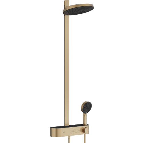 Душова система Hansgrohe Pulsify Showerpipe 260 2jet 400 EcoSmart, Brushed Bronze (24241140) (Пошкоджене пакування)